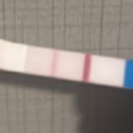 Amanda’s positive pregnancy test